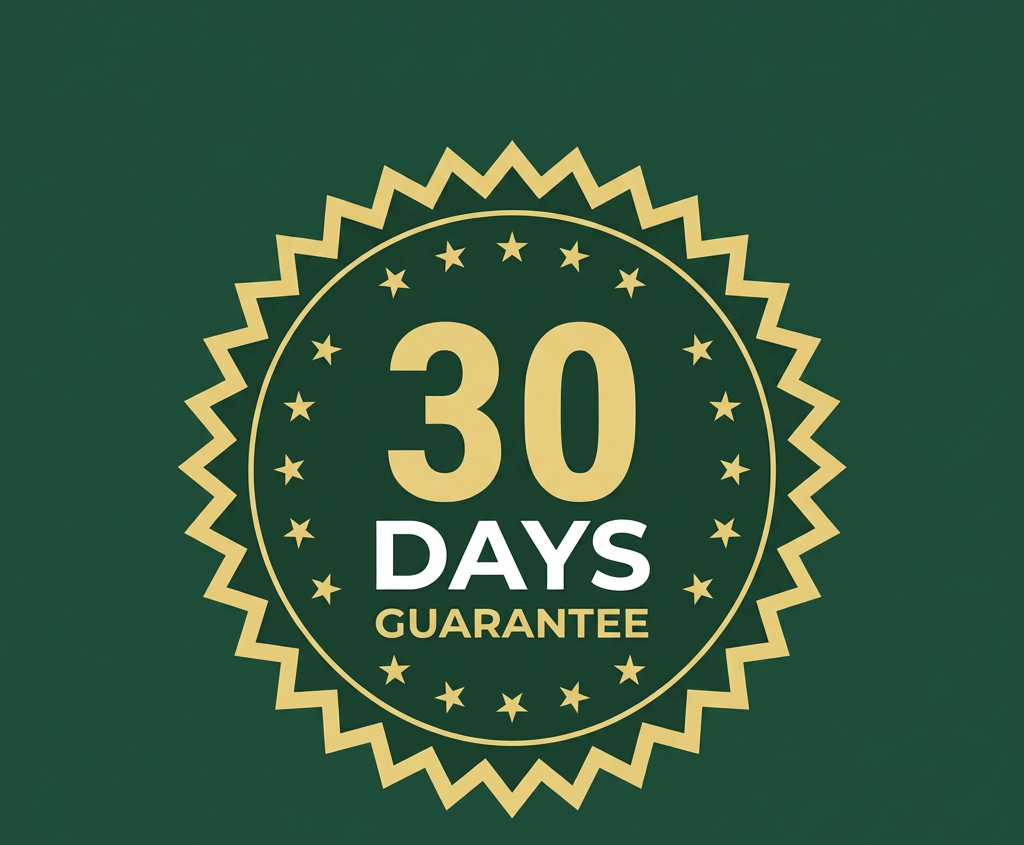 30 Days Guarantee Badge - Kalma Green