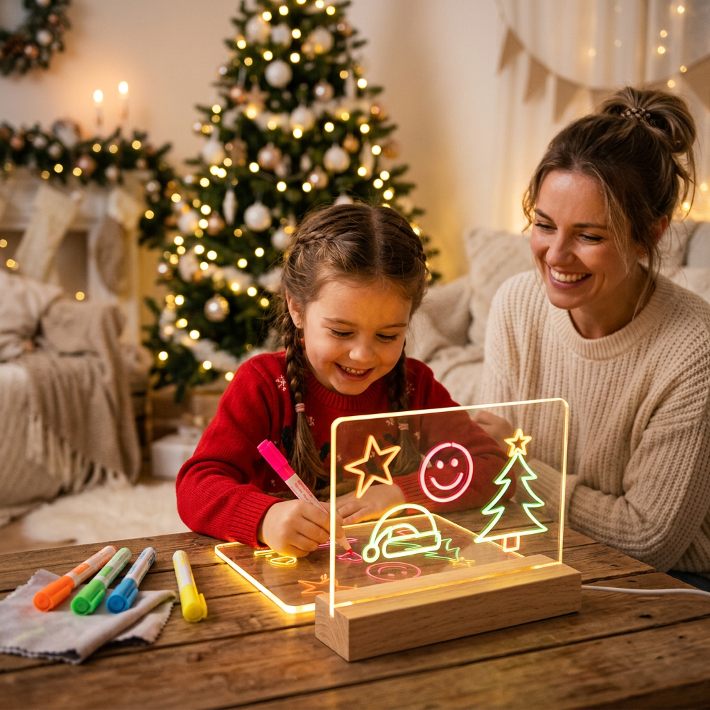 After - Magic Christmas LED Board