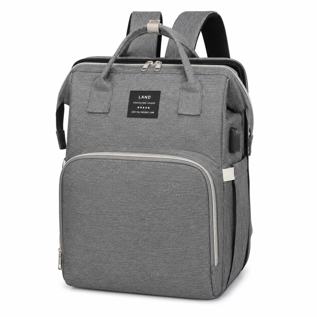 Kalma™ | Mochila Pañalera Cuna 3 en 1
