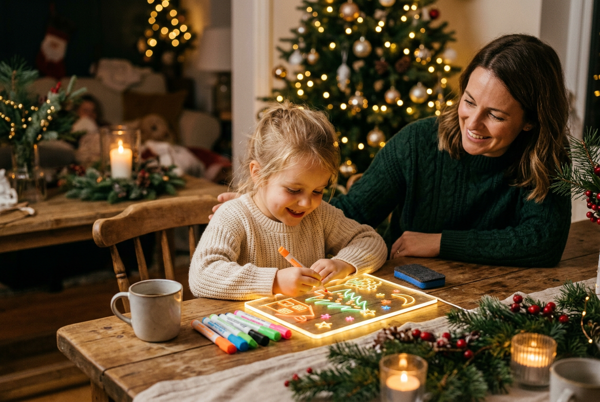 Christmas Family Moment - Magic LED Board