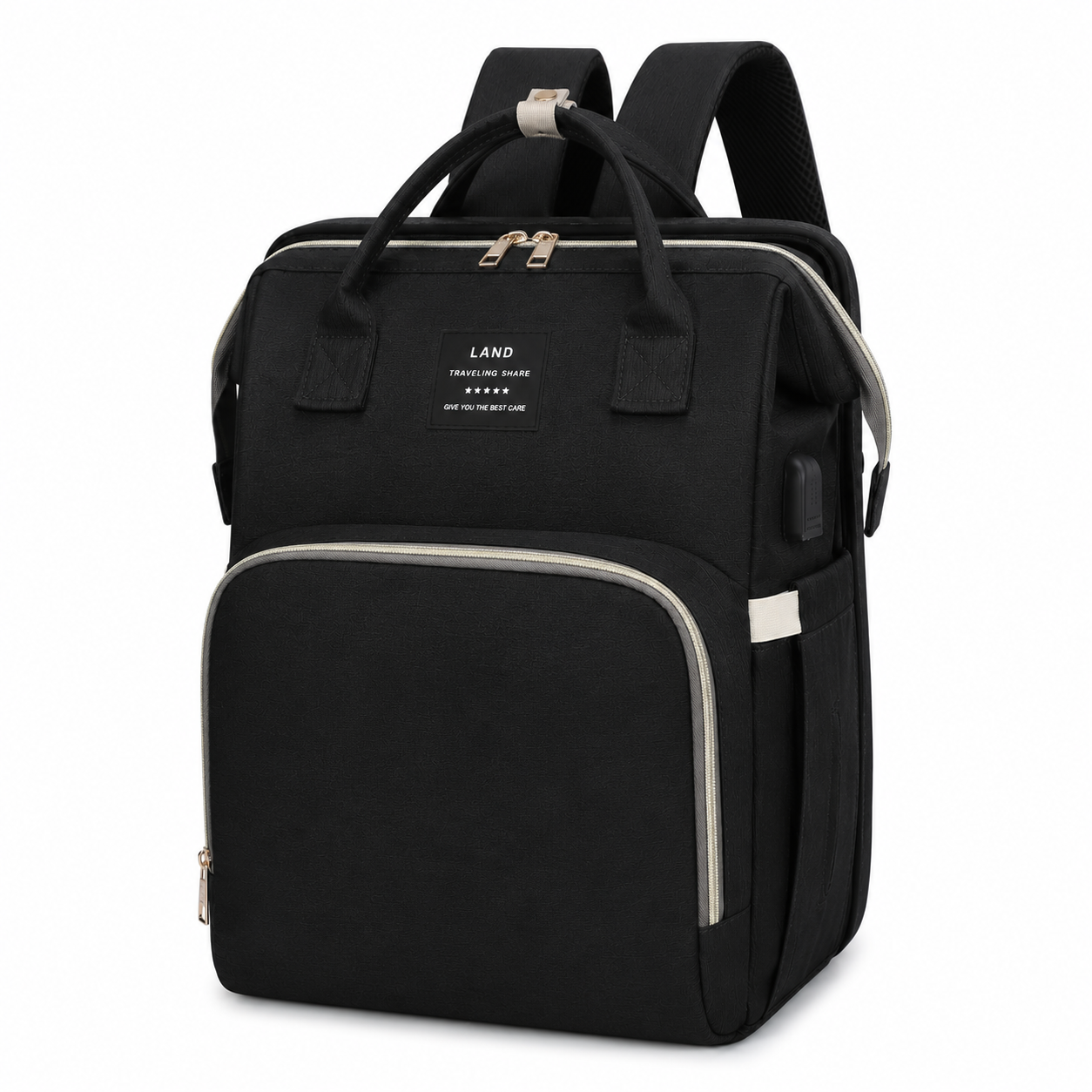 Kalma™ | Mochila Pañalera Cuna 3 en 1