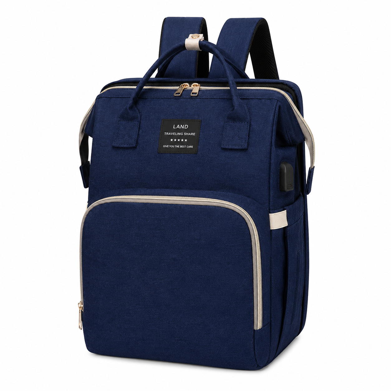 Kalma™ | Mochila Pañalera Cuna 3 en 1
